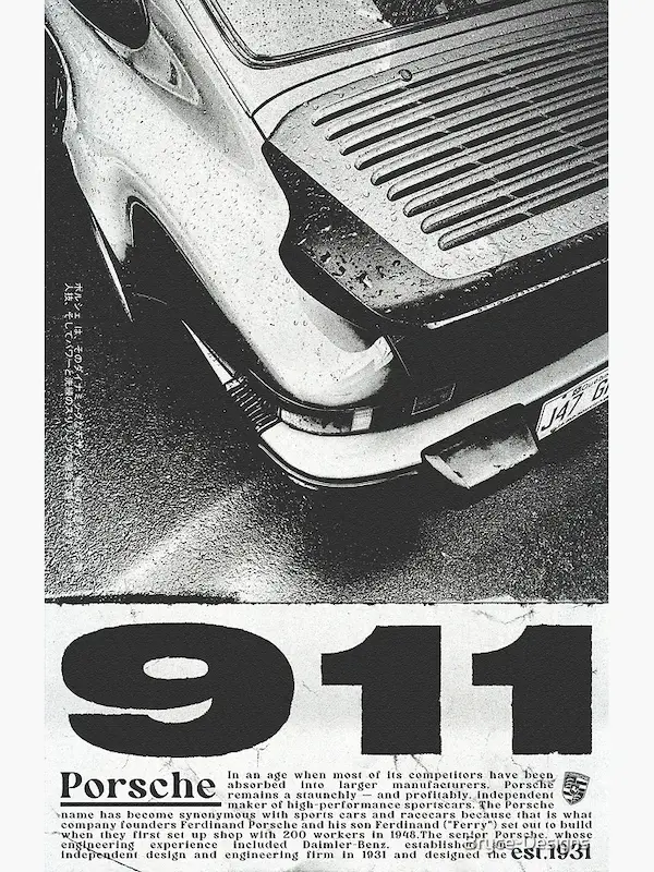 Retro Car تابلو
