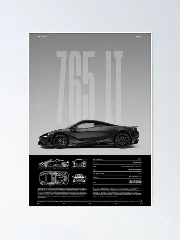 McLaren 765LT تابلو