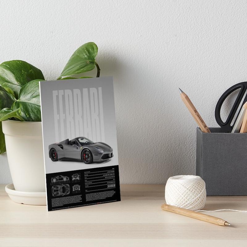 Ferrari 488 Spider تابلو