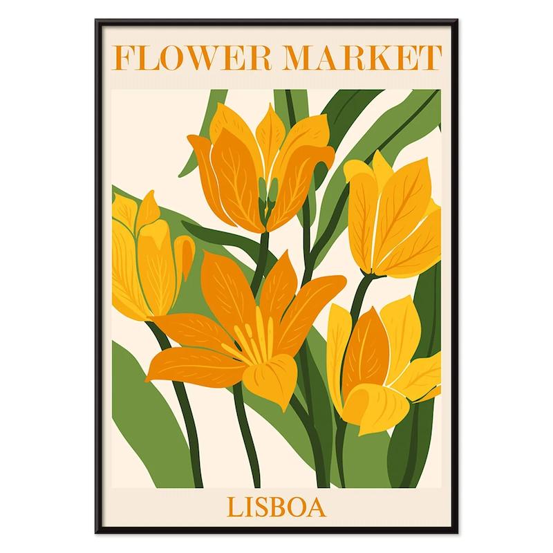 Flower Market Lisbon تابلو