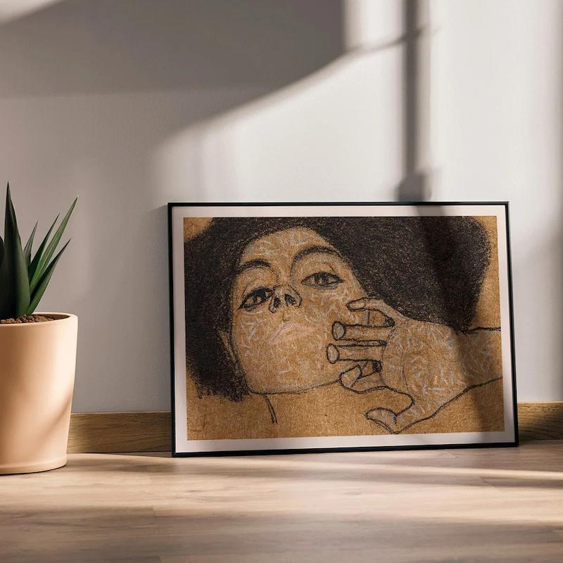 Head of a Woman تابلو