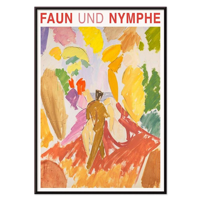 Faun and Nymphe تابلو