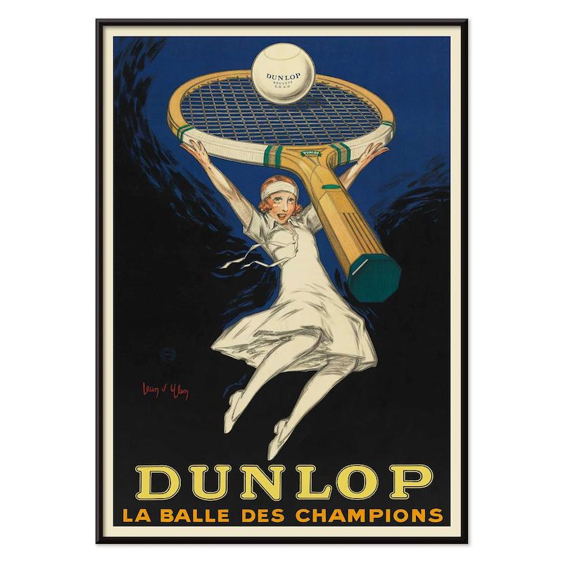 Dunlop, the ball of champions تابلو