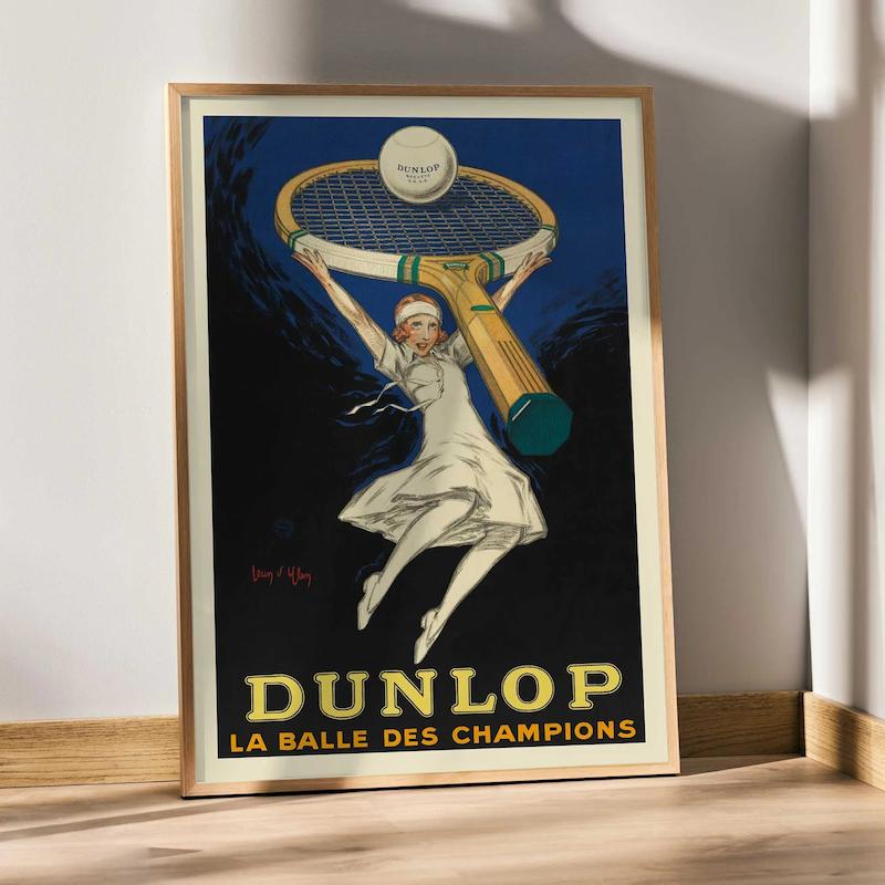 Dunlop, the ball of champions تابلو
