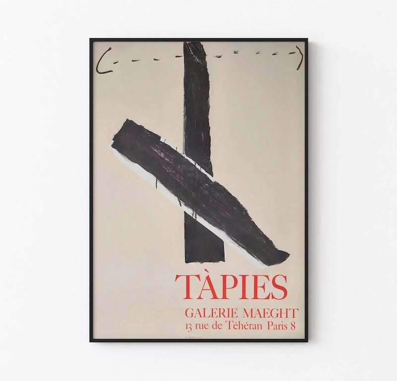 Tapies Croix Noire تابلو