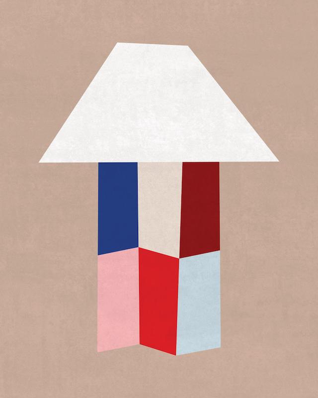 Graphic Lamp Print