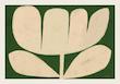  Flower on Green Print