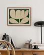  Flower on Green Print