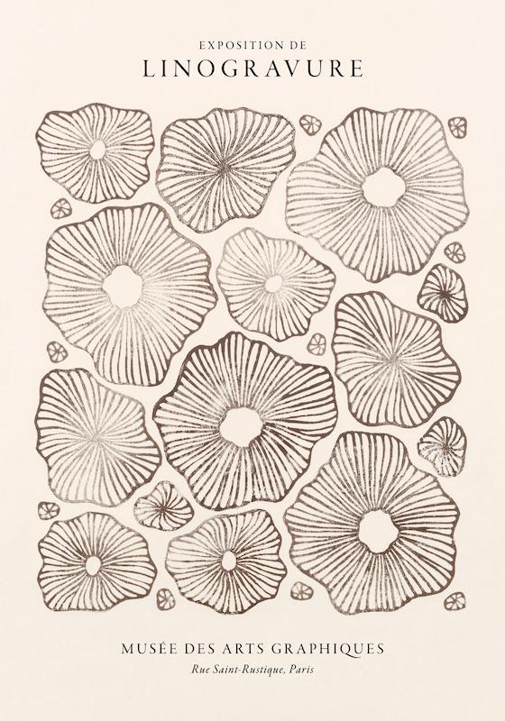 Linocut Exhibition Print