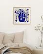 Blue Vase Print