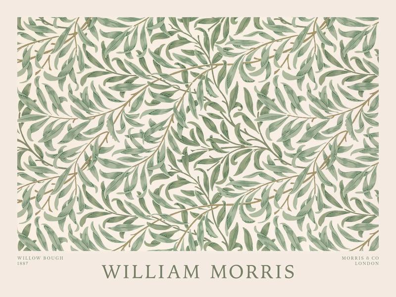 William Morris - Willow Bough Landscape Print