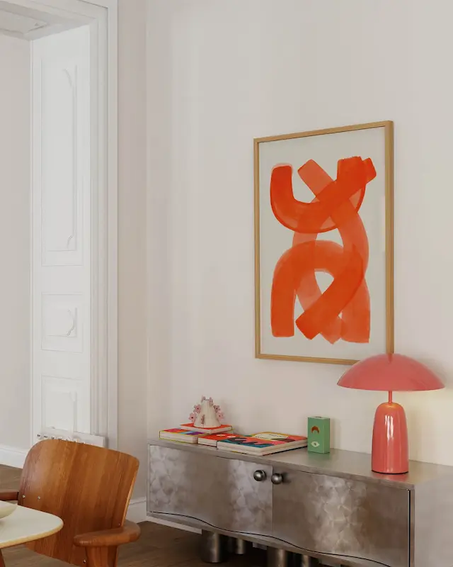 Orange Strokes تابلو