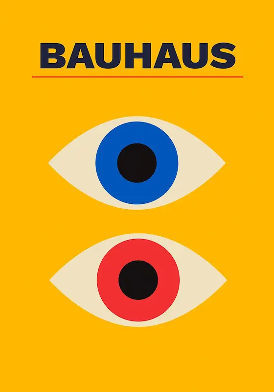 Bauhaus eyes تابلو