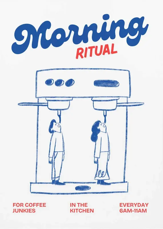 Morning Coffee Ritual تابلو