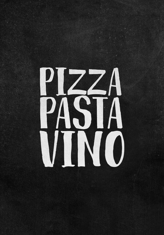 Pizza Pasta Vino Print