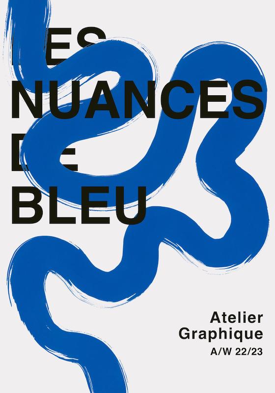Les Nuances de Bleu Print تابلو
