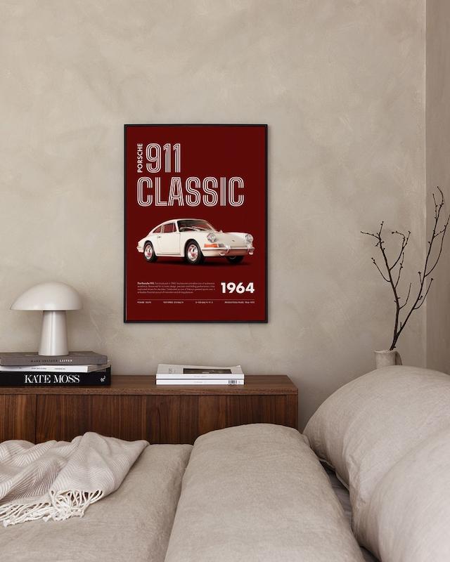 911 Classic Red Print تابلو