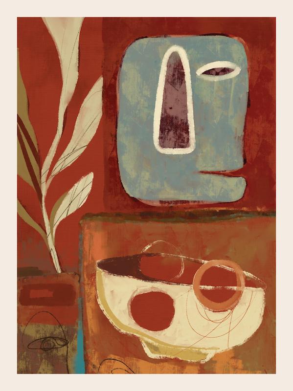 Abstract Objects Print تابلو
