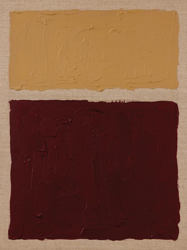 Ochre Versus Oxblood Print تابلو