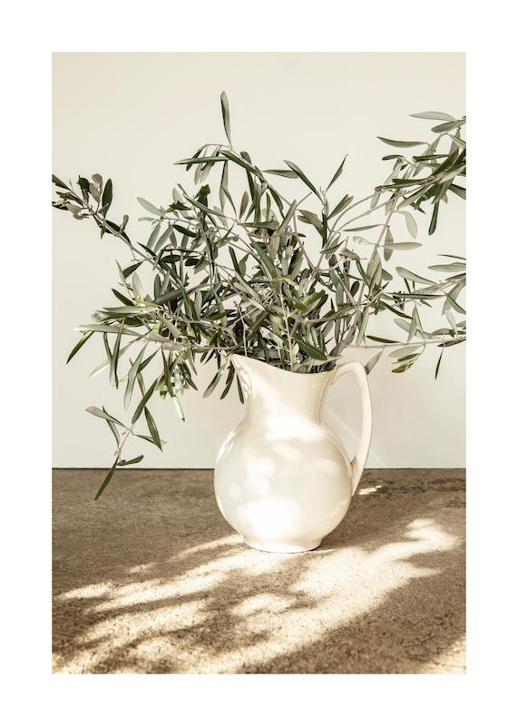 تابلو Branches in Vase در دکوراسیون مدرن