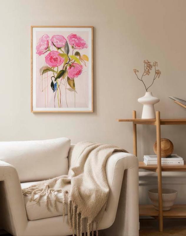 تابلو Leigh Viner - Magenta Roses