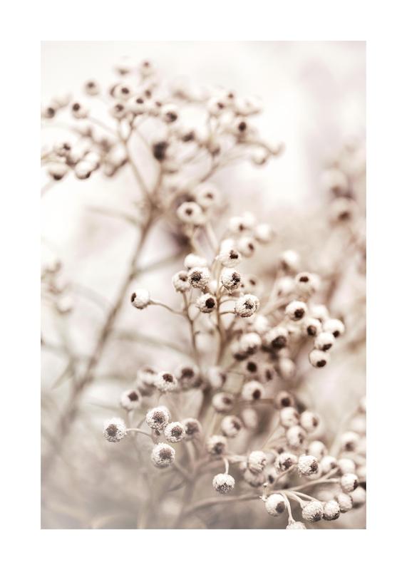 تابلو Beige Botanical Bokeh No2 در دکوراسیون مدرن