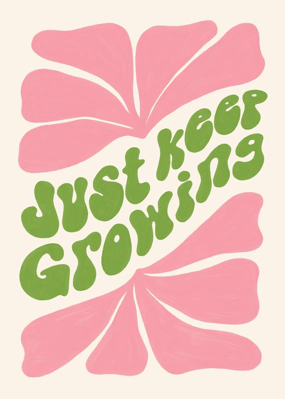 تابلو Just Keep Growing در دکوراسیون مدرن