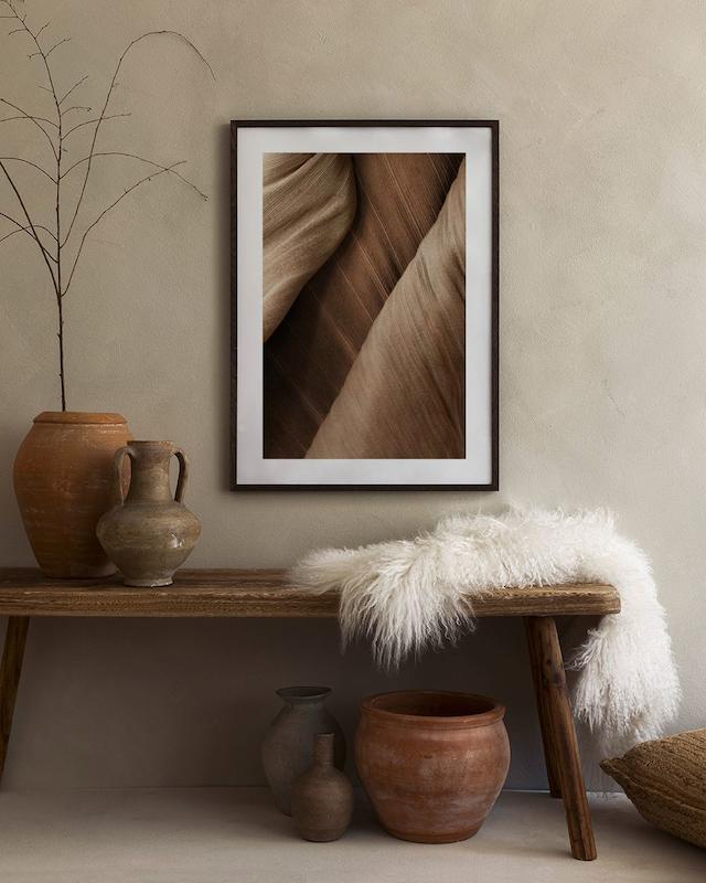 تابلو Brown Close Up