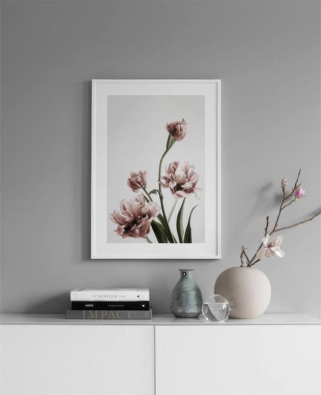 تابلو Pink Tulipe No3