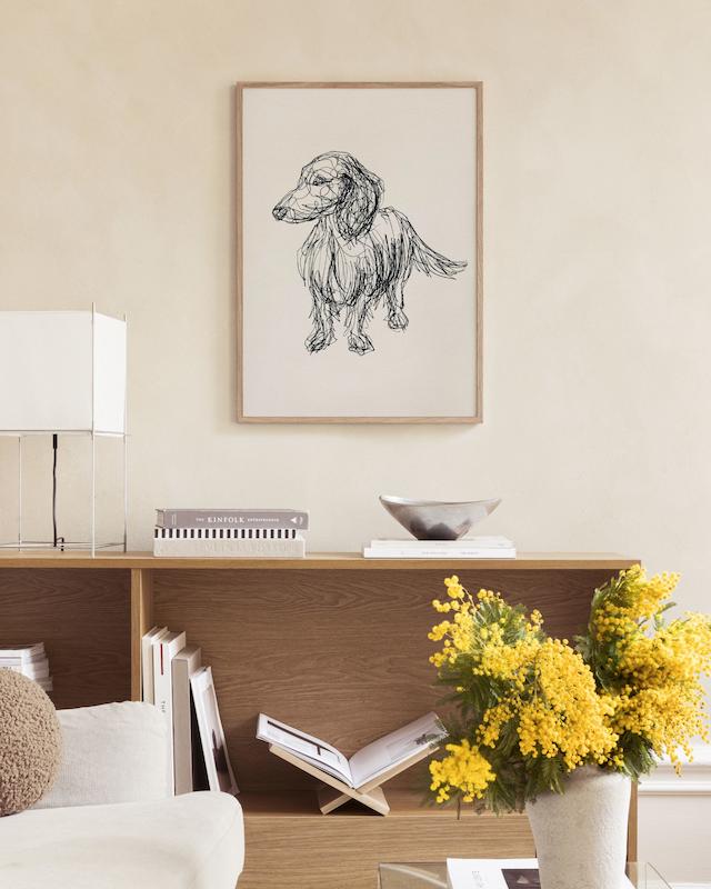 تابلو Sketchbook Dog