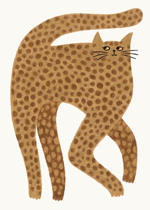 تابلو Likable Leopard در دکوراسیون مدرن