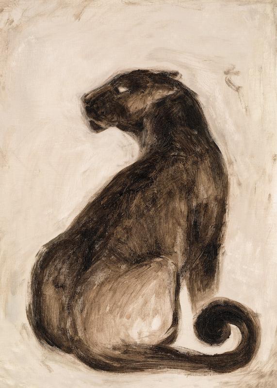 تابلو Panther Portrait در دکوراسیون مدرن