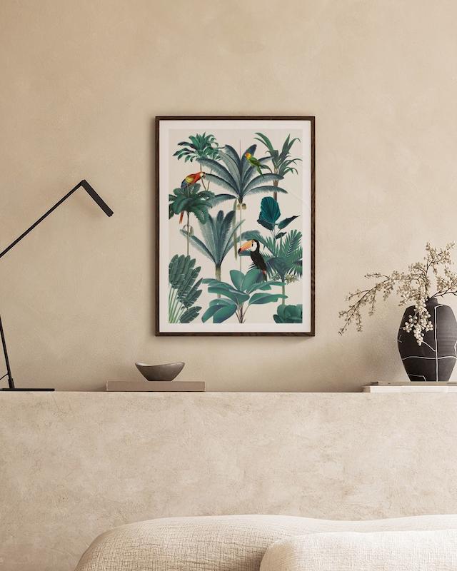 تابلو Royal Botanical Birds