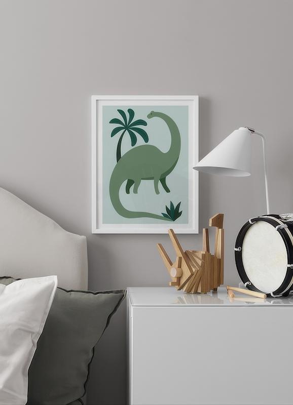 تابلو Green Dinosaur