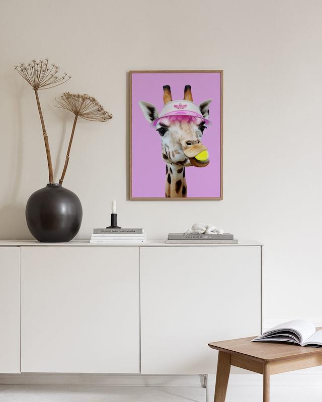 تابلو Jonas Loose - Tennis Giraffe