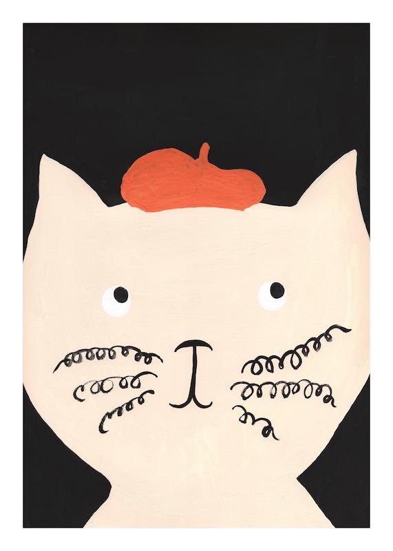 تابلو The Cat در دکوراسیون مدرن