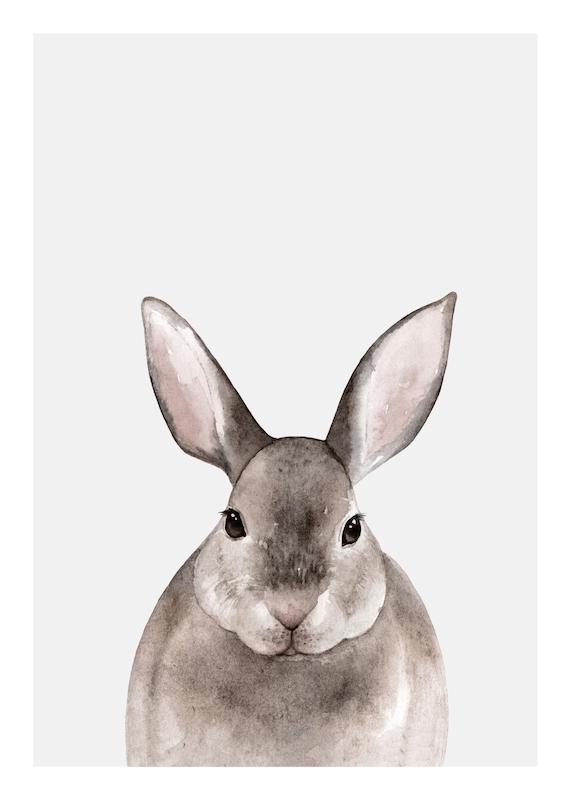 تابلو Little Rabbit در دکوراسیون مدرن