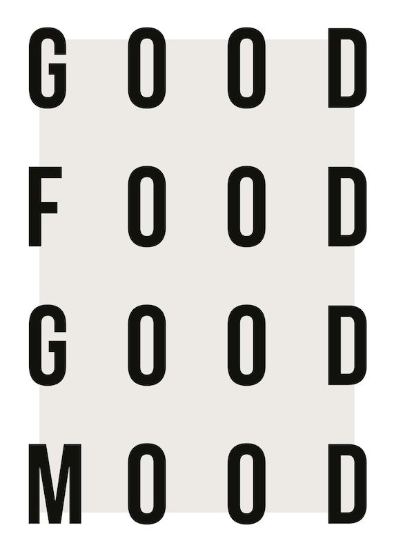 تابلو Good Food در دکوراسیون مدرن