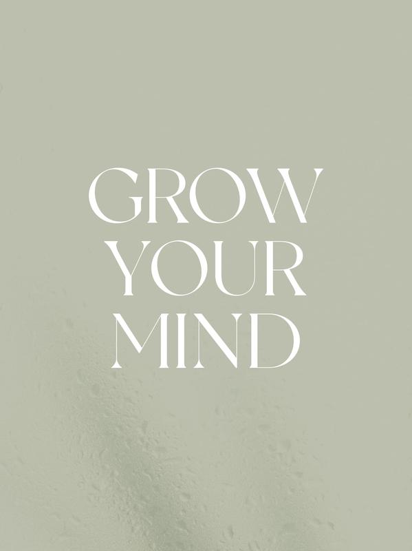 تابلو Grow Your Mind در دکوراسیون مدرن
