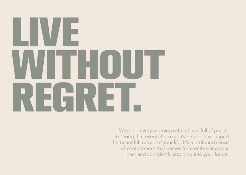 تابلو Live Without Regret در دکوراسیون مدرن