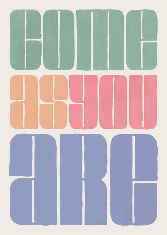 تابلو Come As You Are در دکوراسیون مدرن