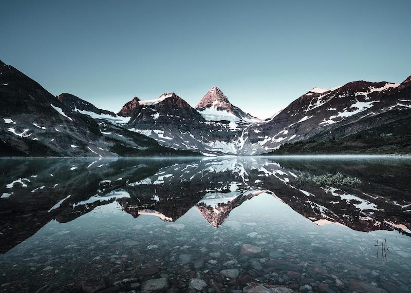 تابلو Mountain Reflection در دکوراسیون مدرن