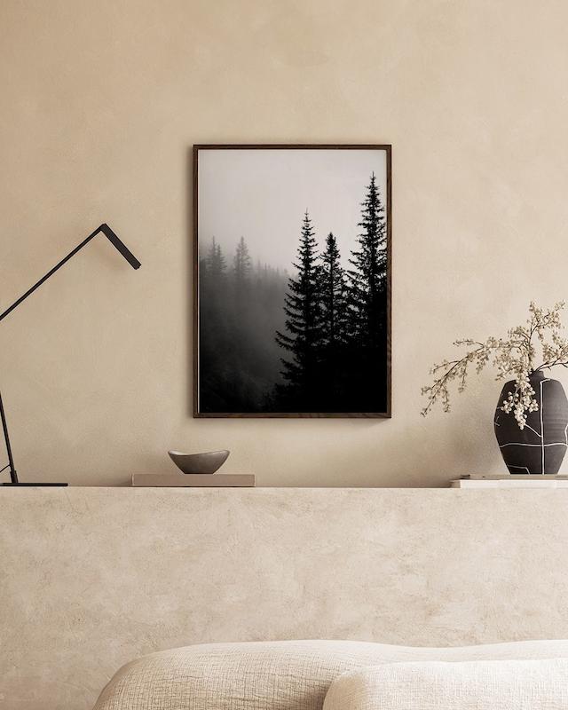 تابلو Tree Tops B&W