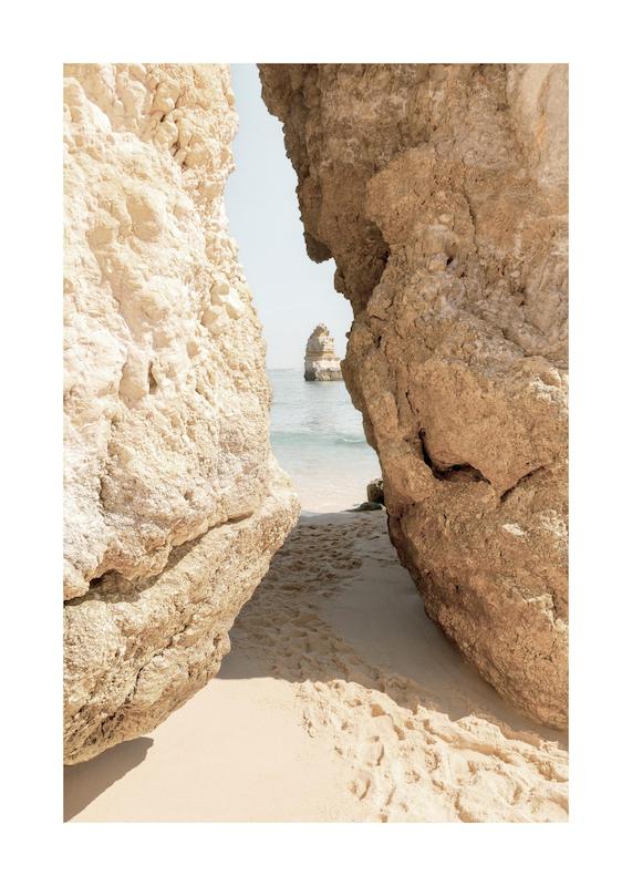 تابلو Algarve Cliffs در دکوراسیون مدرن