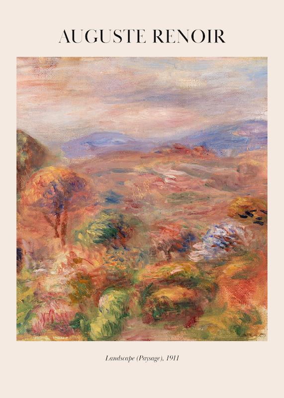 تابلو Renoir - Landscape (Paysage) در دکوراسیون مدرن