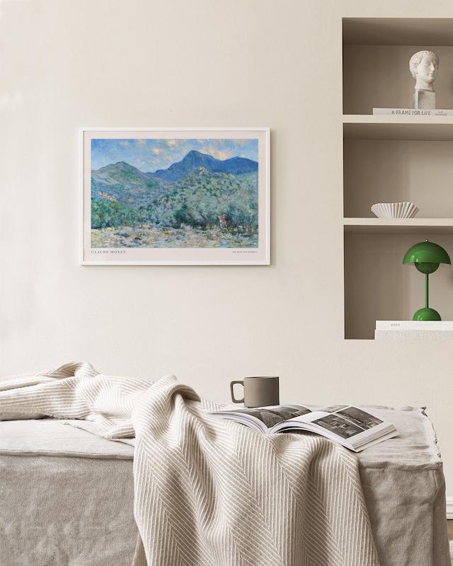 تابلو Monet - Valle Buona, Near Bordighera Landscape
