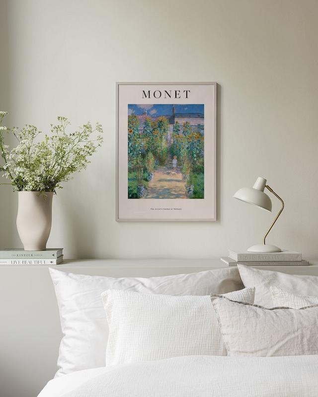 تابلو Monet - The Artist's Garden at Vetheuil