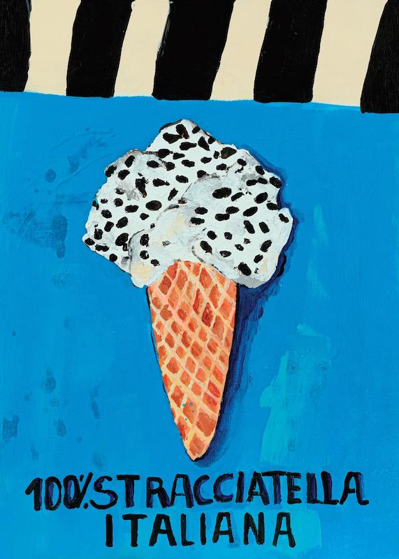 تابلو Karolina Mila - Stracciatella در دکوراسیون مدرن
