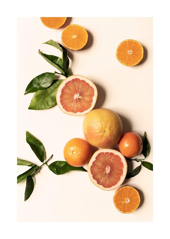 تابلو Fresh Citrus No1 در دکوراسیون مدرن