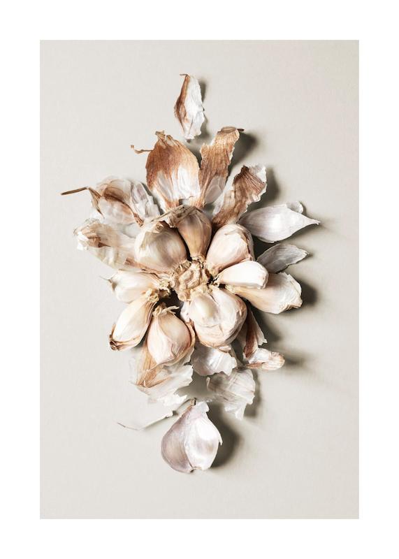 تابلو Flower of Garlic در دکوراسیون مدرن
